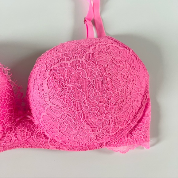 Victoria’s Secret “Dream Angels padded wireless” 34DD bra baby pink - Picture 2 of 6